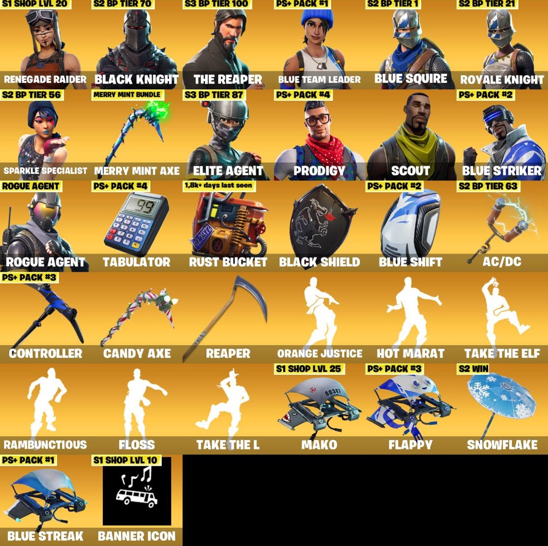 [Christmas gifts] Renegade Raider I Black Knight I The Reaper I Elite ...