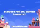 DiscorD Boost- 14 Boost of you DiscorD Server [For 3 Months]
