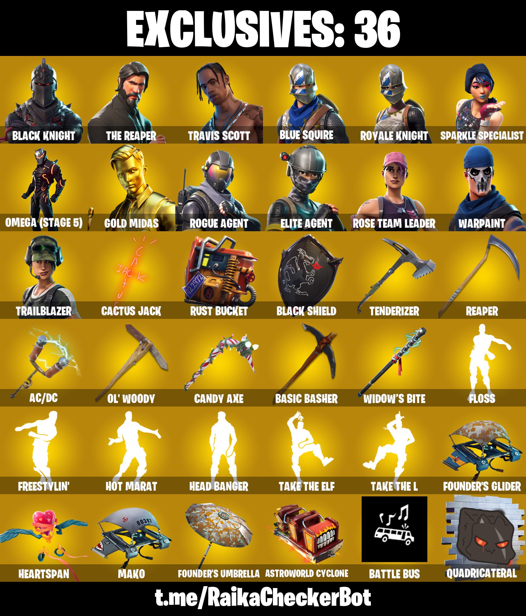 167 Skins Og Stw Black Knight The Reaper Travis Scott Blue