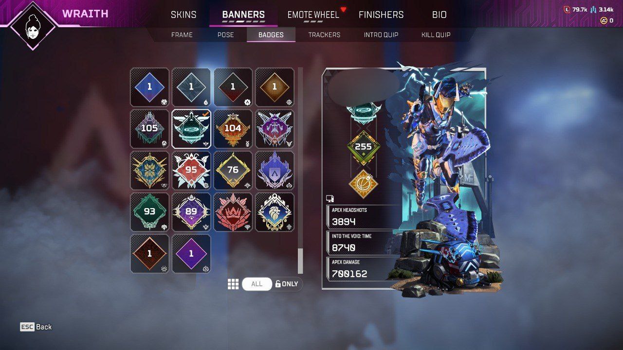 755 lvl+177 legendary+3 Heirloom:Wraith,Octane,Wattson+1 Prestige Skin ...