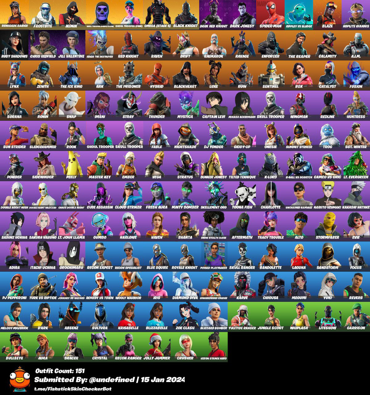 FORTNITE ACCOUNT [Full Access+E-Mail] 151skins GHOUL TROOPER\BLACK ...