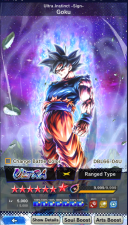 NUOVO ULTRA Instinct Goku Full Star-Legend Limited(Instinct Goku+SS vegetale+jiren power+SS goku blu+Cooler)-DR122