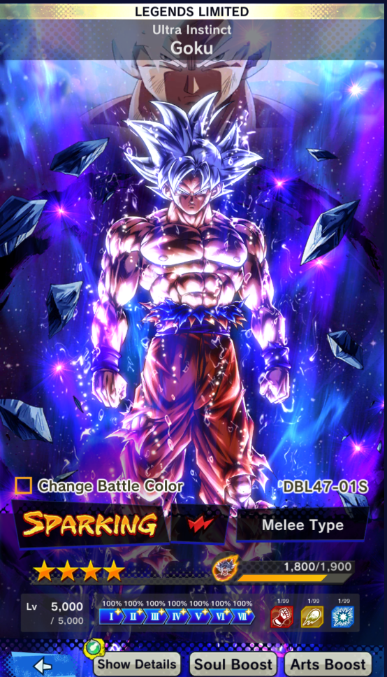 Android+IOS-NEW ULTRA Instinct Goku Full Star-Legend Limited (Instinct Goku+SS  vegeta+jiren power+SS goku blue+Cooler)-DR122