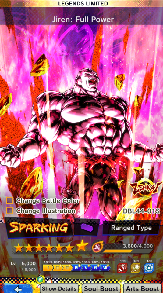 Android+IOS-NEW ULTRA Instinct Goku Full Star-Legend Limited (Instinct Goku+SS vegeta+jiren power+SS goku blue+Cooler)-DR122