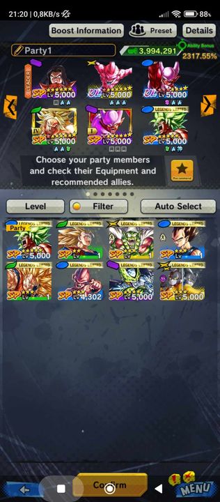 Android + ios - 2 ultra (janemba 10 étoiles + Buu Kid 8) - legend Limited (cell + gammar 1 - 2 + Piccolo + broly) - dr129
