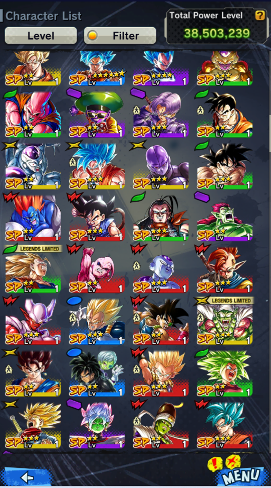 Android + Ios - 2 ultra (janemba 10 estrellas + buu Kid 8) - Legend Limited (cell + gamma 1 - 2 + piccolo + broly) - dr129