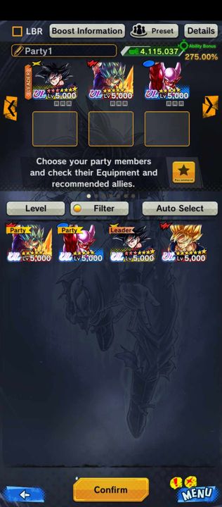 Android Only-4 ULTRA(Vegito Blue+Instinct Goku+Janmba)+44k CC-16 Legend(Instinct Goku Red+Goku youth+Cell+Goku-Vegeta+Zamasu+Freiza)DR144