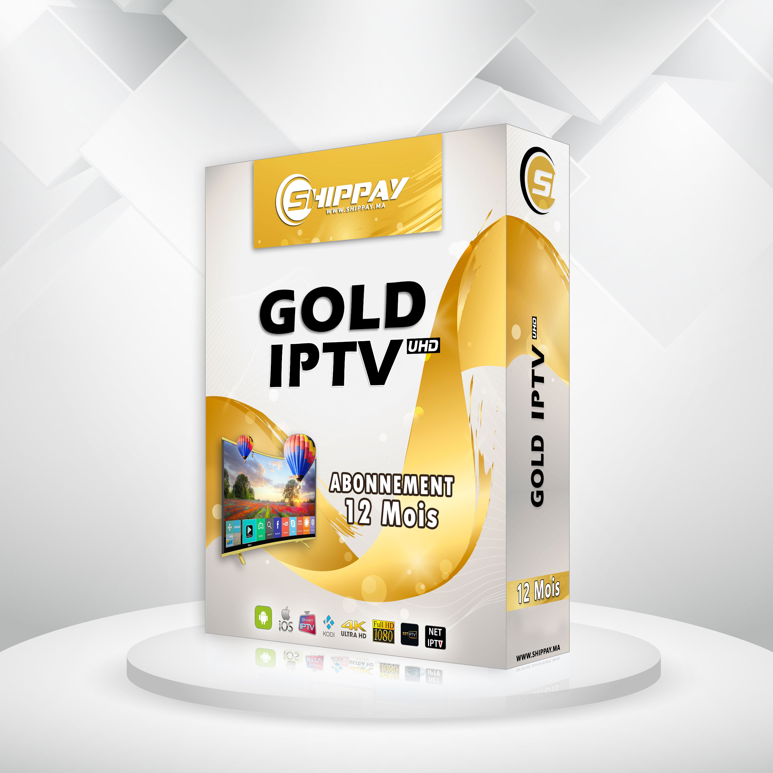 IPTV GOLD 12 MONTH WITH ADULTS CHANNELS AND OTHER LIVE CHANNELS IPTV GOLD  SUBSCRIPTION - iGV