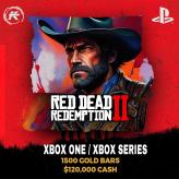 【Xbox One / X Series】【 1500 GOLD BARS + 120,000$ CASH 】 ✅ Red Dead Redemption Online Modded Account ⚡️ Instant delivery ⚡️ #LOT-43782