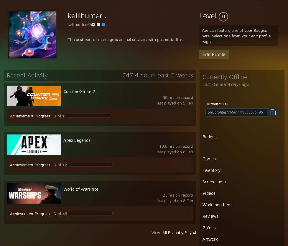 Clean steam account cs2 dota 2 apex 40 hours ready for faceit