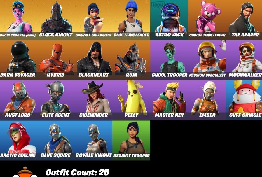 FA / 33 Skins / PSN, XBOX, NINTENDO, PC / OG Ghoul Trooper, Black ...