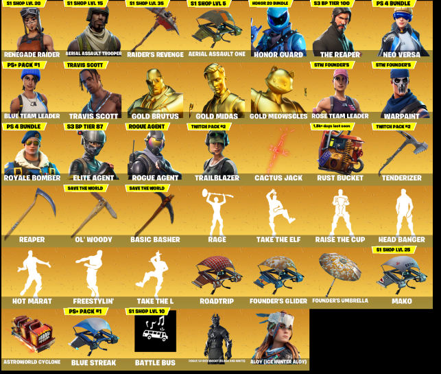 230 SKINS | RENEGADE RAIDER | AERIAL ASSAULT TROOPER | RAIDERS REVENGE ...