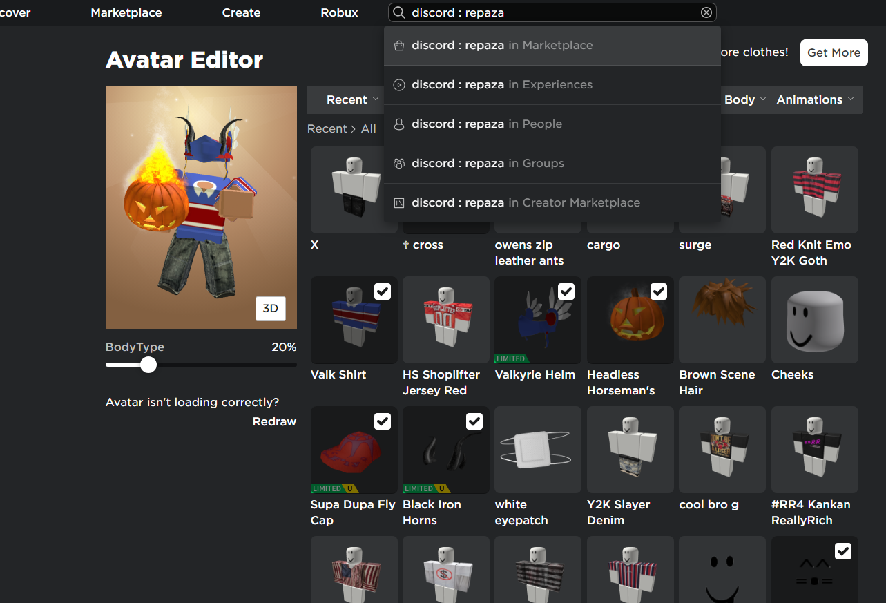 Selling stacked headless account with limiteds! OGE and Full access! iGV