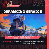 DERANKING SERVICE || THE BEST AND FASTEST DERANK TO ANY RANK! ||  THE PRICE IS PER DIVISION ( FOR EXAMPLE BRONZE 3 TO BRONZE 2) || HANDMADE