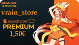 Crunchyroll Premium 1 year Megafan 12 MONTHS