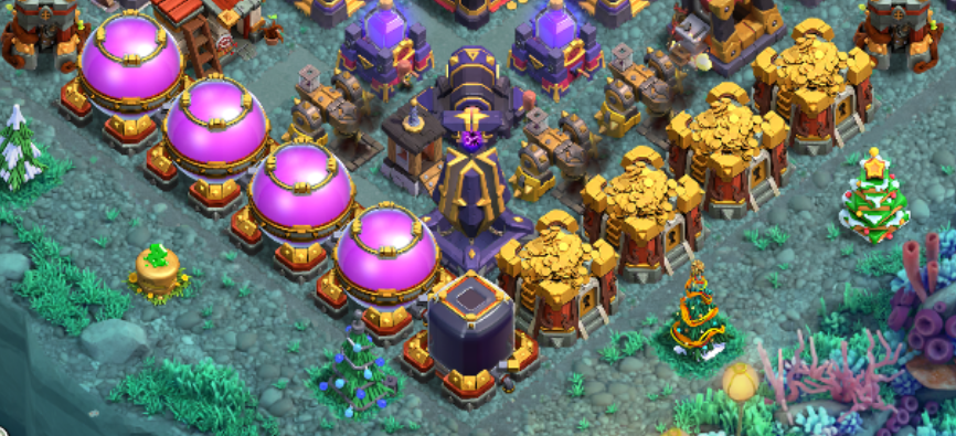 CLASH OF CLANS FARMING/WALLS PACK