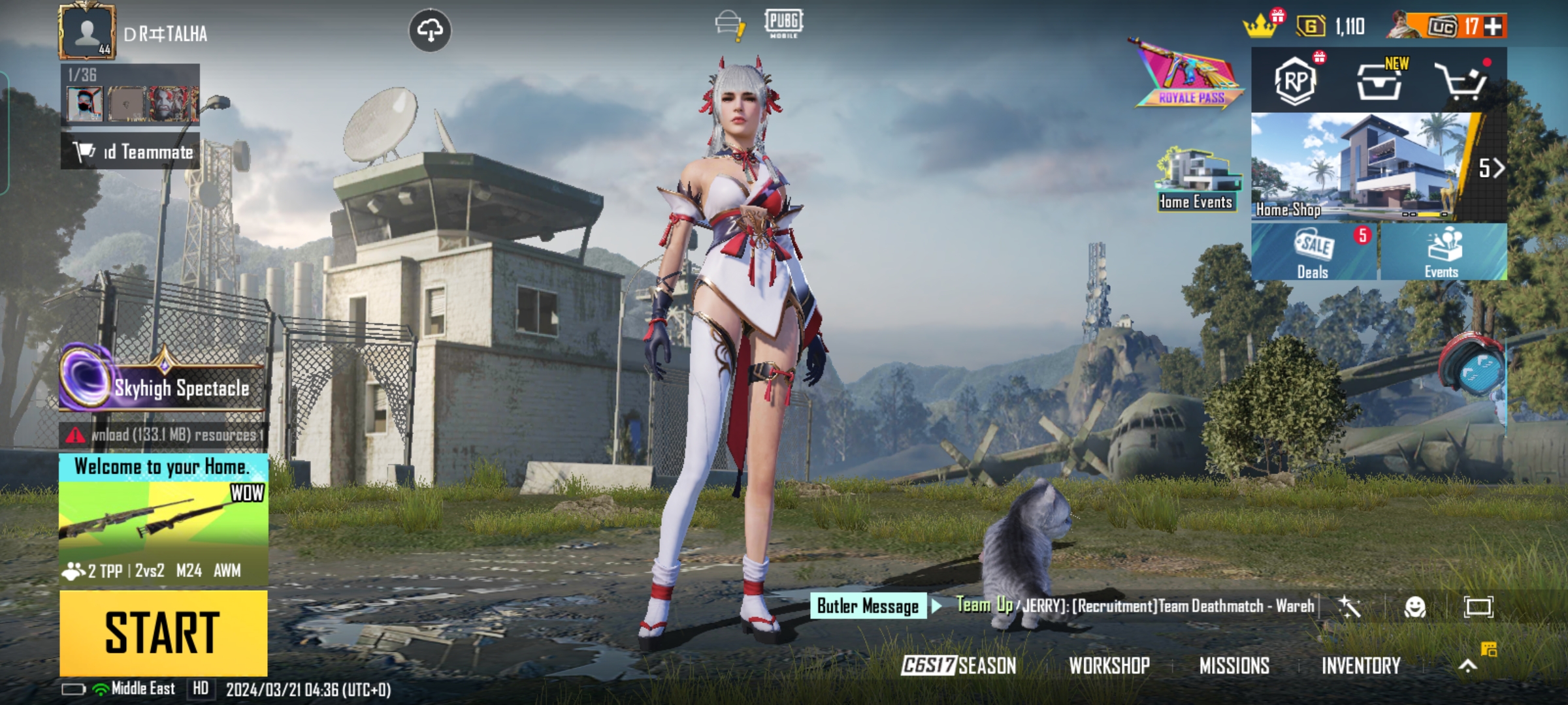 Level 44 (With RP) 30 Sets, 4Halmets, 6 Backpacks ,25 Weapon skins, 13  emotes,uzilvl 3,DBS lvl 3,8 mythics, #PUBG48 - iGV