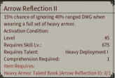 Myth of Empires （New Serves） —— Heavy Armor Talent Book (Arrow Reflection ll)