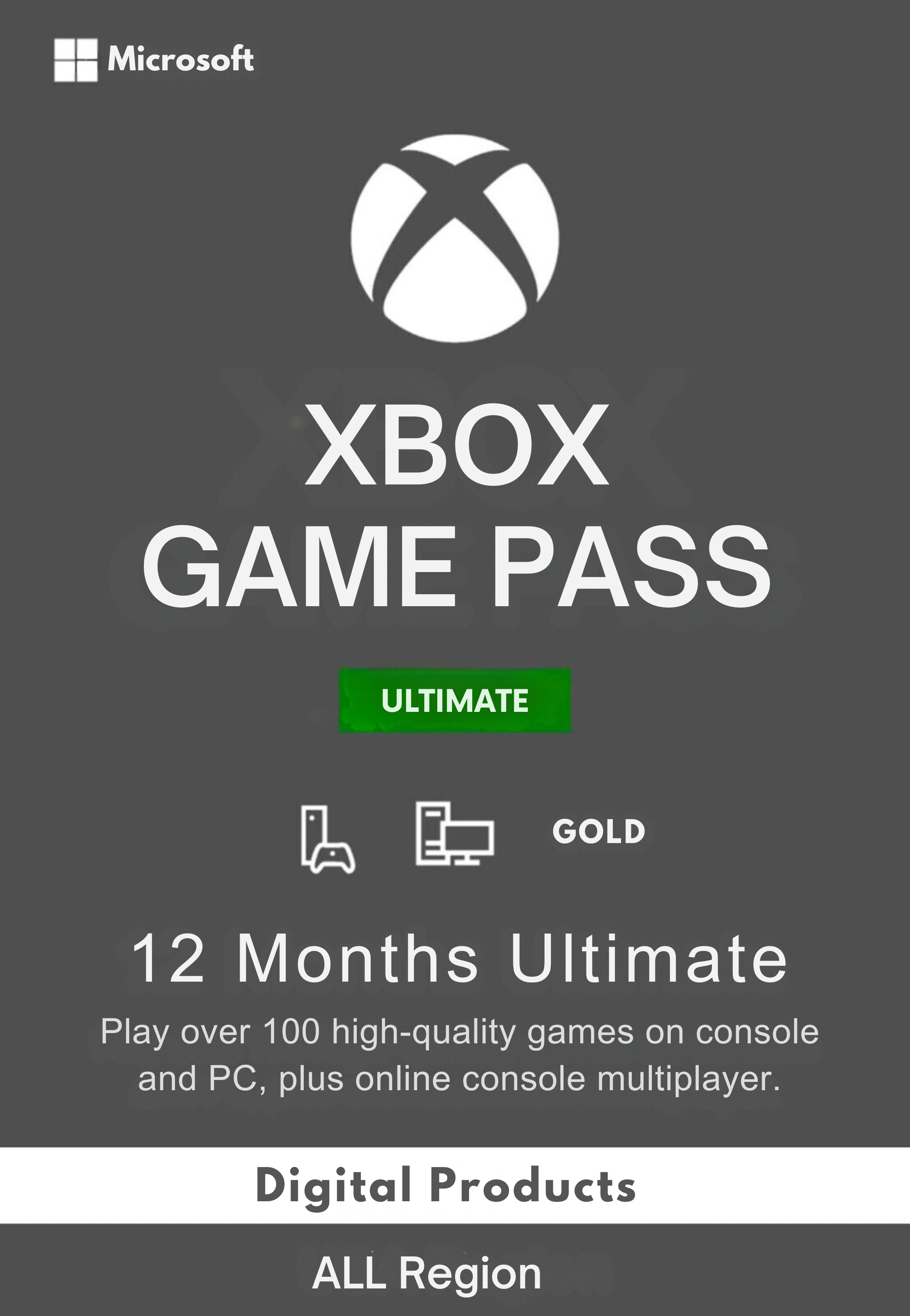 Xbox Game Pass Ultimate 12 Months Igv 9428