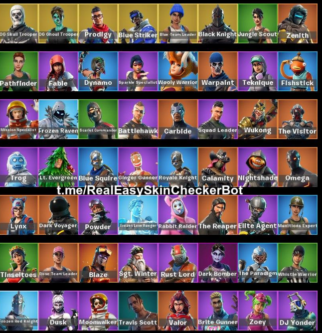 Og ghoul trooper / Og skull trooper / black knight / travis scott / the ...