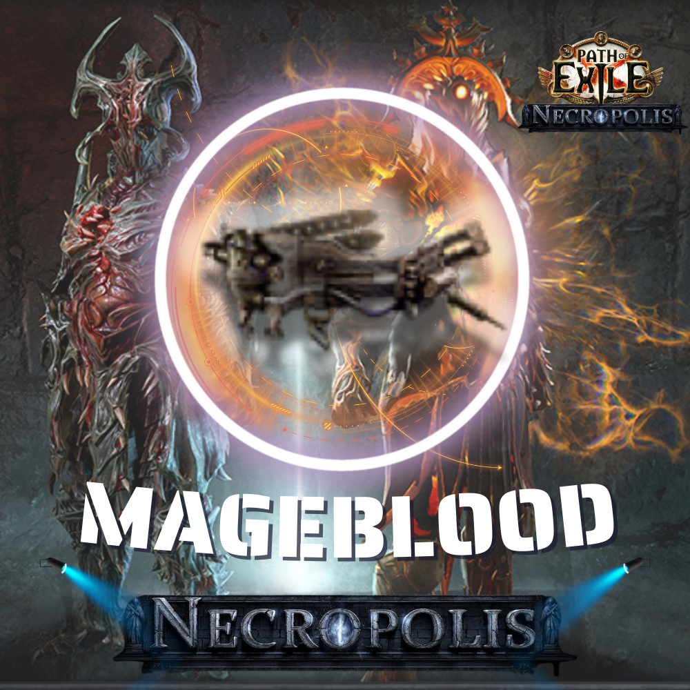 [Necropolis Softcore] MageBlood 4 Flask Non Corrupted - Fast Delivery