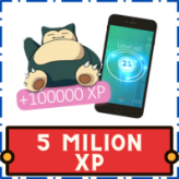 5 Million XP Within 24 Hours & Bonus 400.000 Million Stardust, 2 Shinies, 2 IV100% Pokemon, 1 Legendary,...