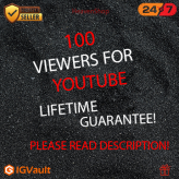 100 YouTube Viewers - Bonus Free Like - Guaranteed Service (youtube viewers service)