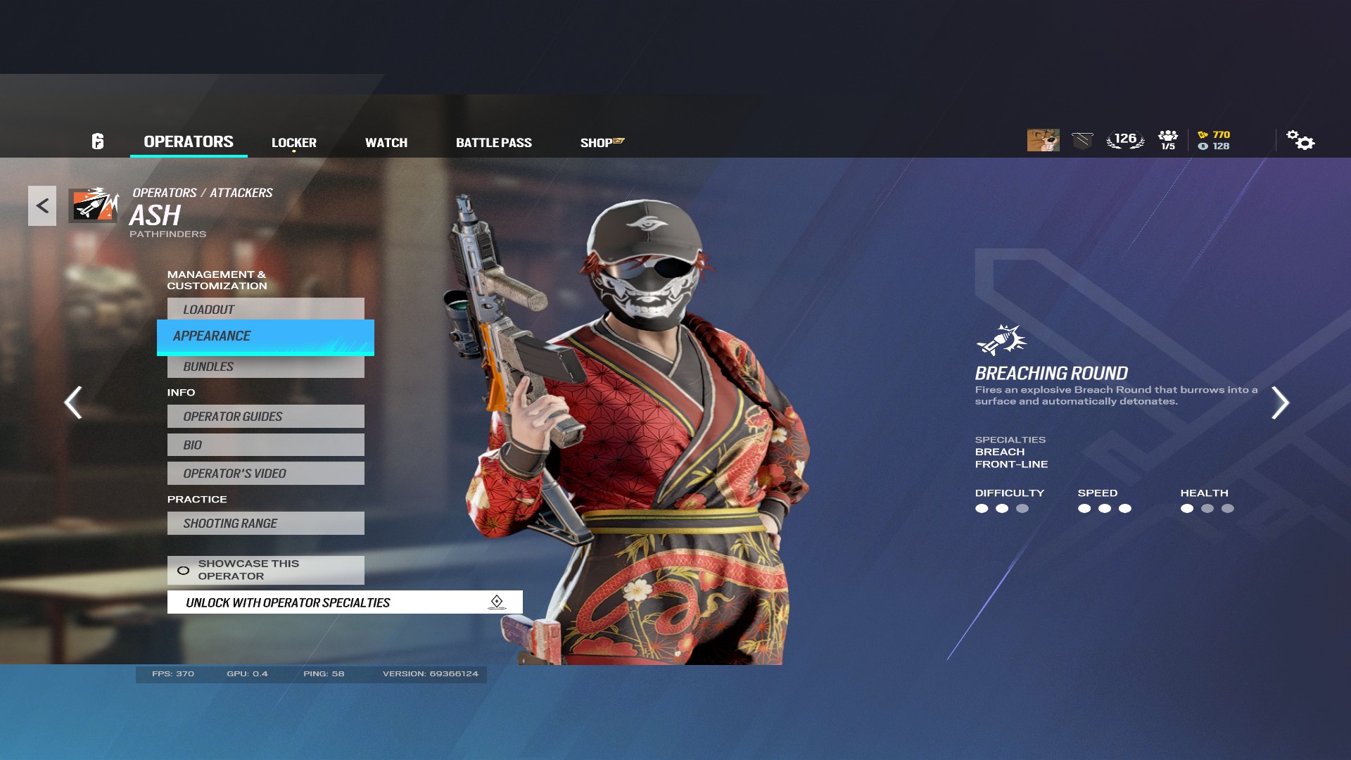 Ubisoft)Ready for RankeR6 Lvl 127/57 ops/4 elites/ rare skins/black  ices/4000 renown/1x diamond/ esport skins/Full access/pro leagues - iGV