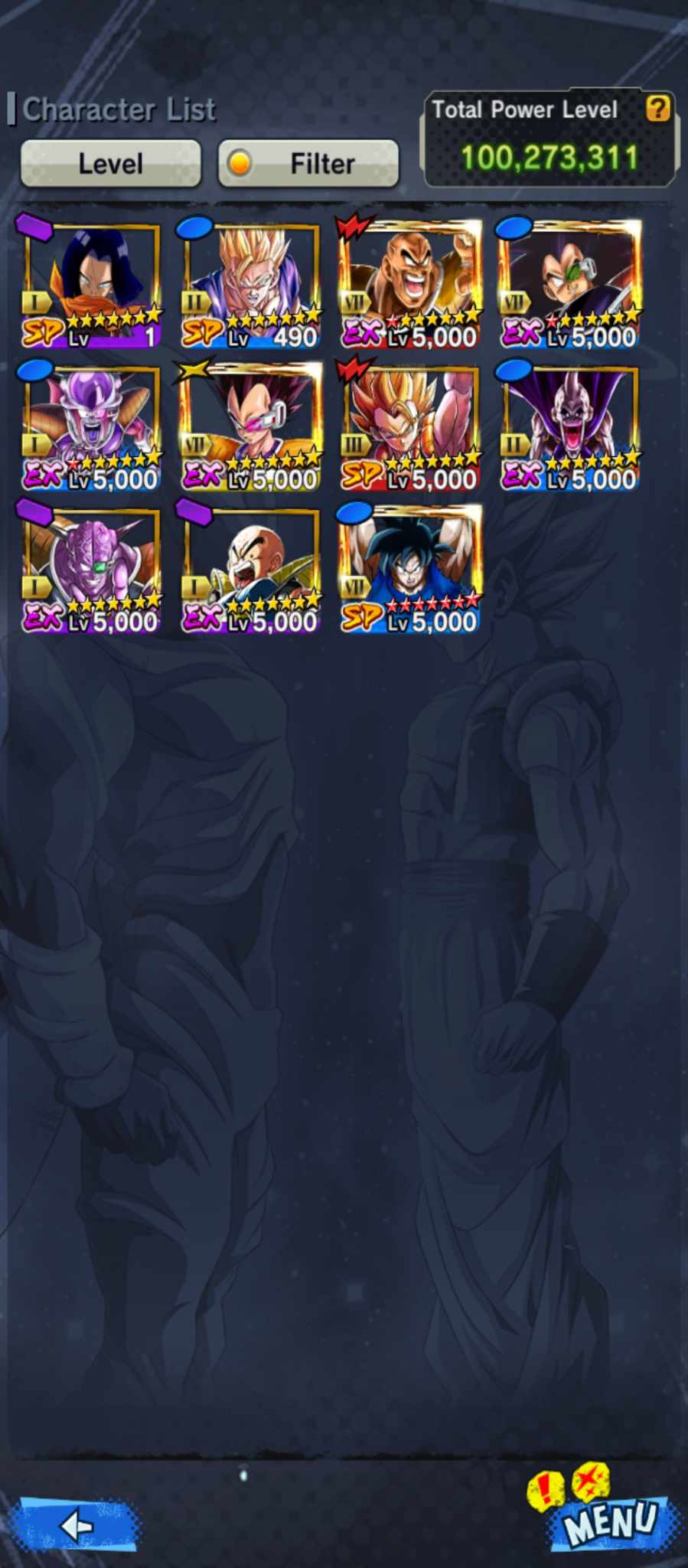 VIP - аккаунт, ANDROID + IOS, LOGIN BANDAI, 6UL (gogeta, vegito, Goukon,  frieza,...) 23 Легендарный лимит (ANDROID 17, go4, baby 2...) 11 zenkai -  iGV