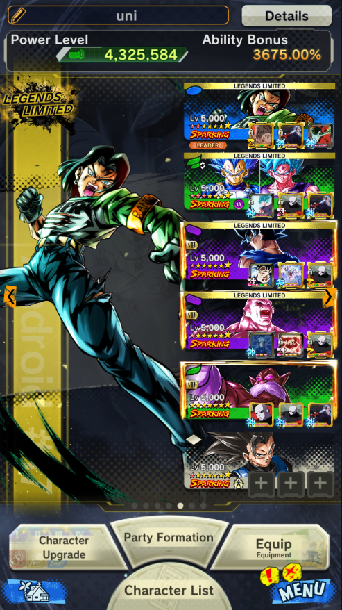 Gohan-Super 17+Goku-Bardock+Ultimate Gohan+Vegeta-Goku+Beast Gohan+Androi17+Piccolo) Vip Equi-DR248
