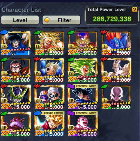 IOS+Android-Good-25 LF-Full Team Android+Team Gohan-Super 17+Goku-Bardock+Ultimate Gohan+Vegeta-Goku+Beast Gohan+Androi17+Piccolo)Vip Equi-DR248
