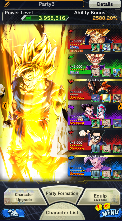 Android + ios - Ultra SS2 Gohan + Team Android LF (super 17 + Android 17 + gammar 1 - 2 + Android 17 - 18 + Beast Gohan + cell) - Bulla good Equi - dr249