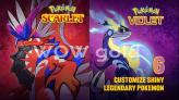 Pokemon Scarlet/Violet Customize Shiny Legendary Pokemon x6 - GLOBAL