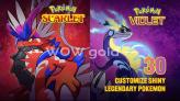 Pokemon Scarlet and Violet - Customize Shiny Legendary Pokemon x30 - GLOBAL
