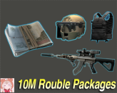 10 Million Roubles | Need lv15 | + Random Weapon Armor Bundles Pack + [ Flea market delivery ]