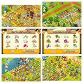 Hayday hand made farm For sell<<Lvl-95>>Barn-2850 And silo 2550~High quality Decoration>>Premium looking village