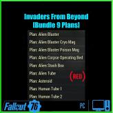 Invaders From Beyond [Bundle 9 Plans/Alien Blaster/Human Tube and etc]