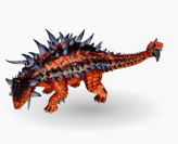ASA PVE IMPRINTING100% ANKYLOSAURUS HP8736.1 DAMAGE1110.1% MALE OR FEMALE [RANDOM COLORS] SADDLE INCLUDING DELIVER TO BASE