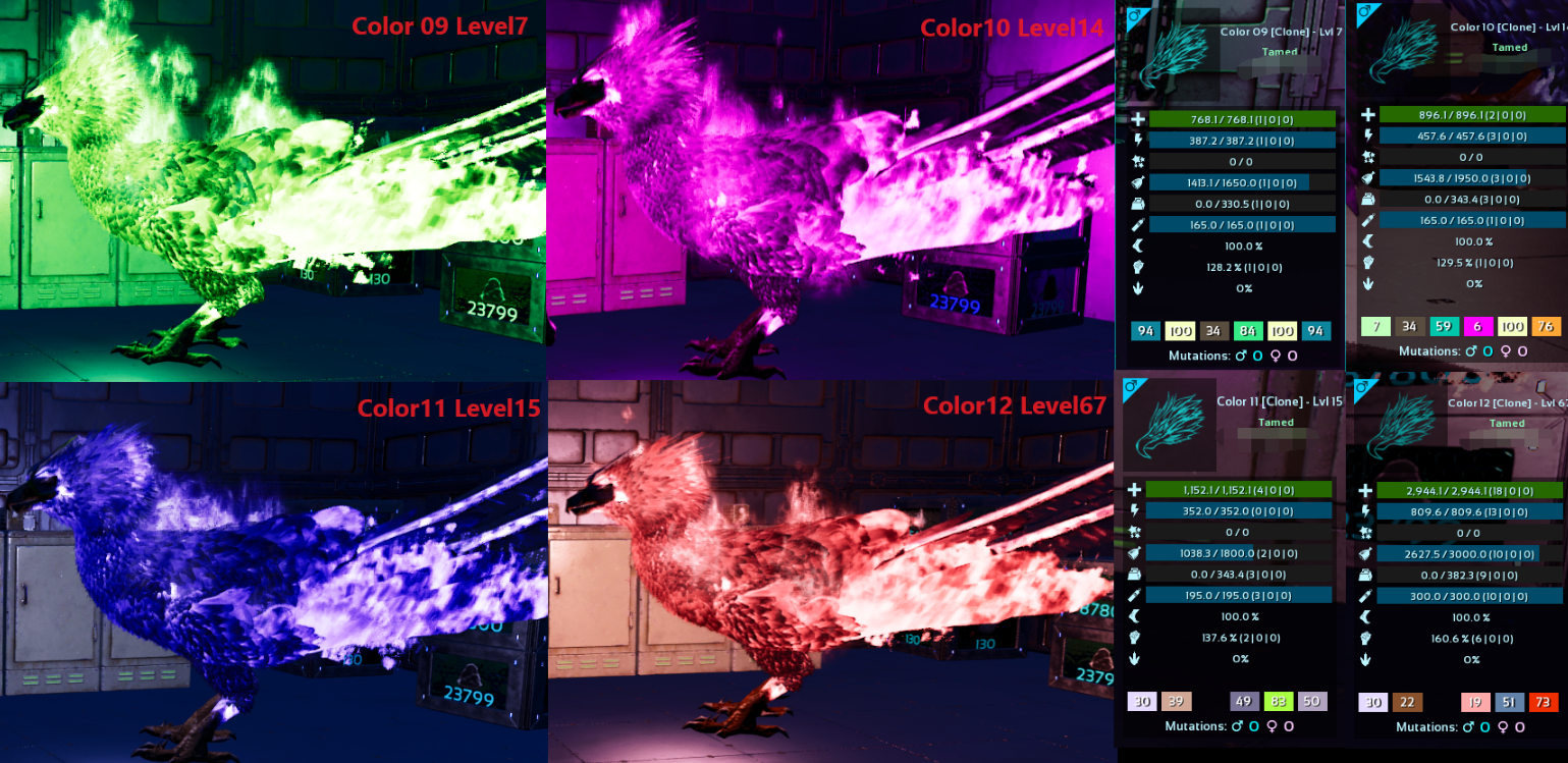 ASA PVE PHOENIX[CLONE] LEVEL 6-57  15 COLORS AVAILABLE, DELIVER TO BASE