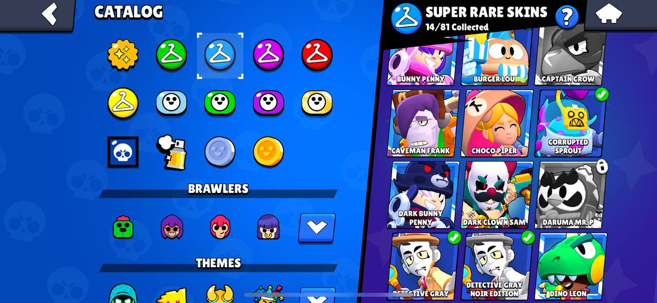 [code 91] 20k / 60 brawlers / mico & spike hypercharged / 40 skins / full access