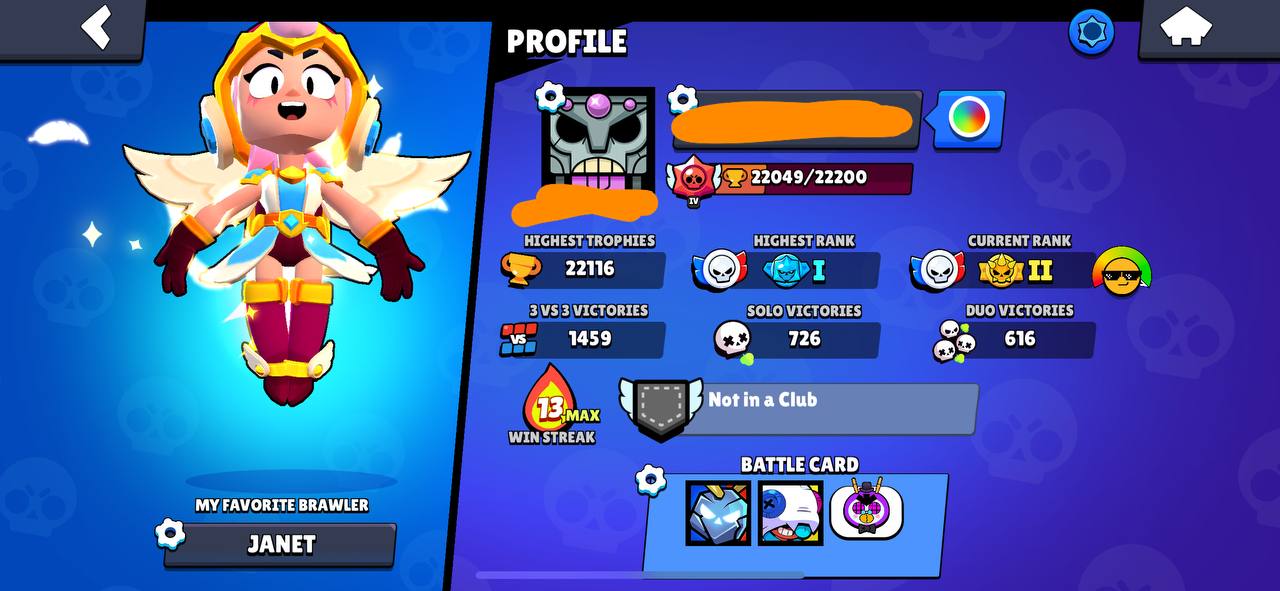 [code 90] 22k / 57 brawlers / dynamike hypercharged / 36 skins / full access