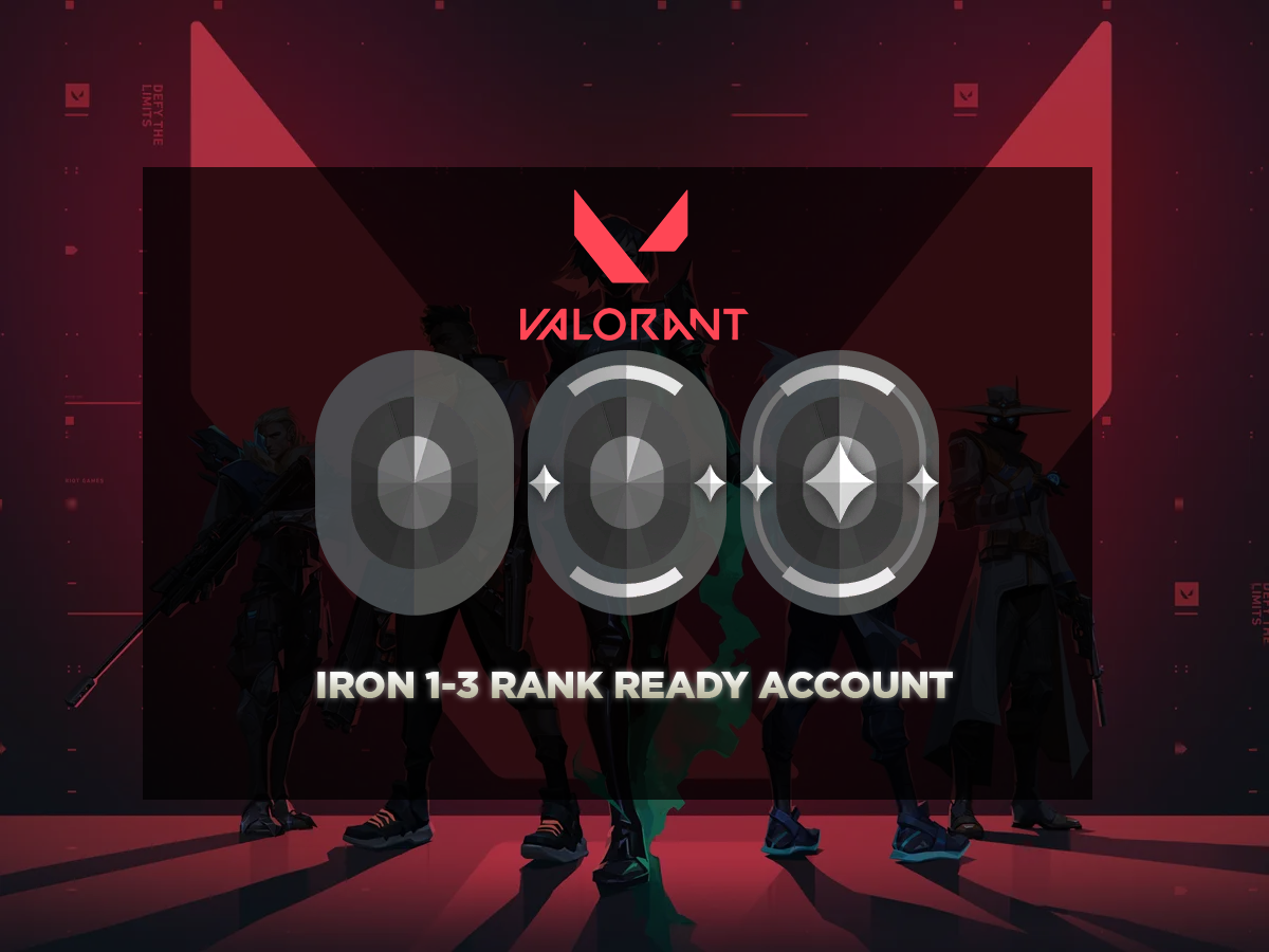 [EU] IRON 1/2/3 RANKED SMURF ACCOUNT; LASTEST ACT; 20/20+ LEVEL; Full Access of Free Agents