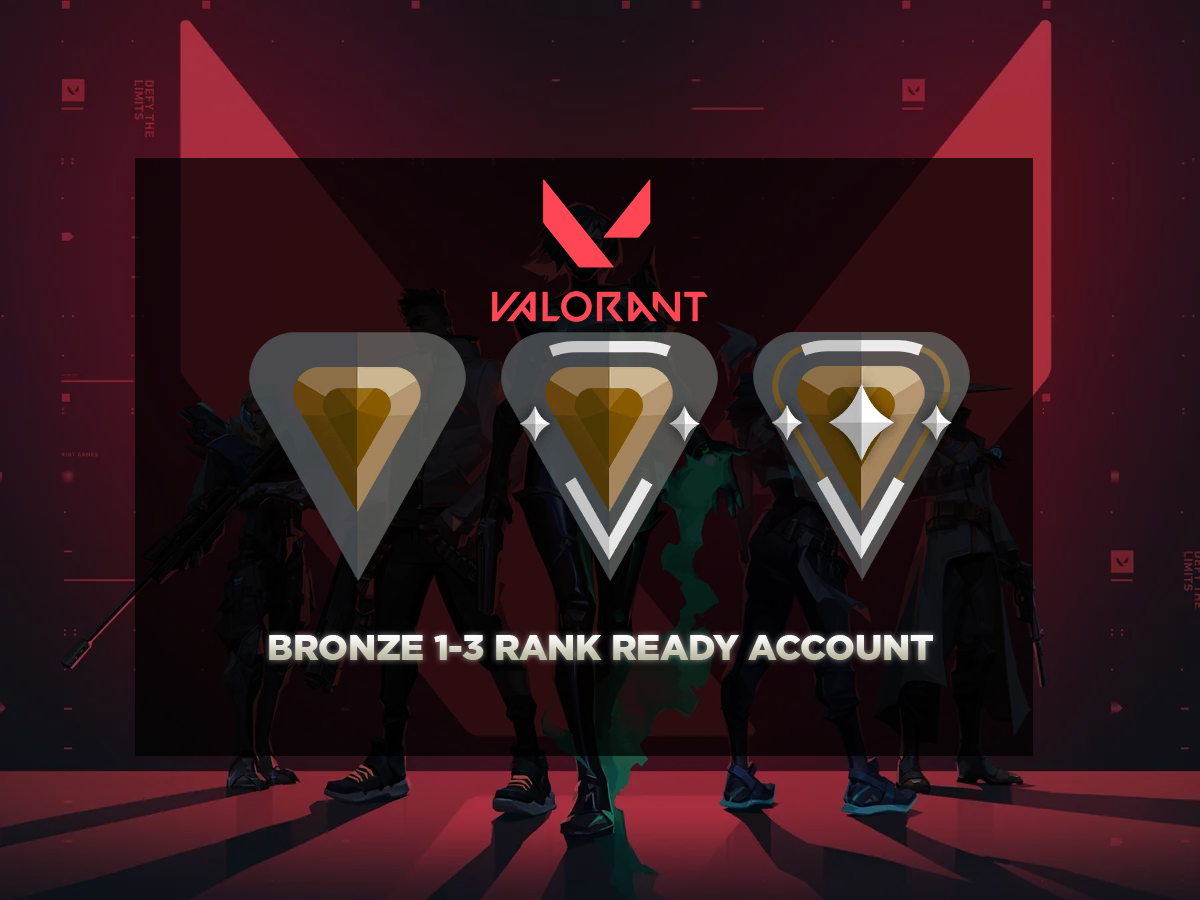 [EU] BRONZE 1/2/3 RANKED SMURF ACCOUNT | LASTEST ACT | 20/20+ LEVEL | Full Access | Free Agents