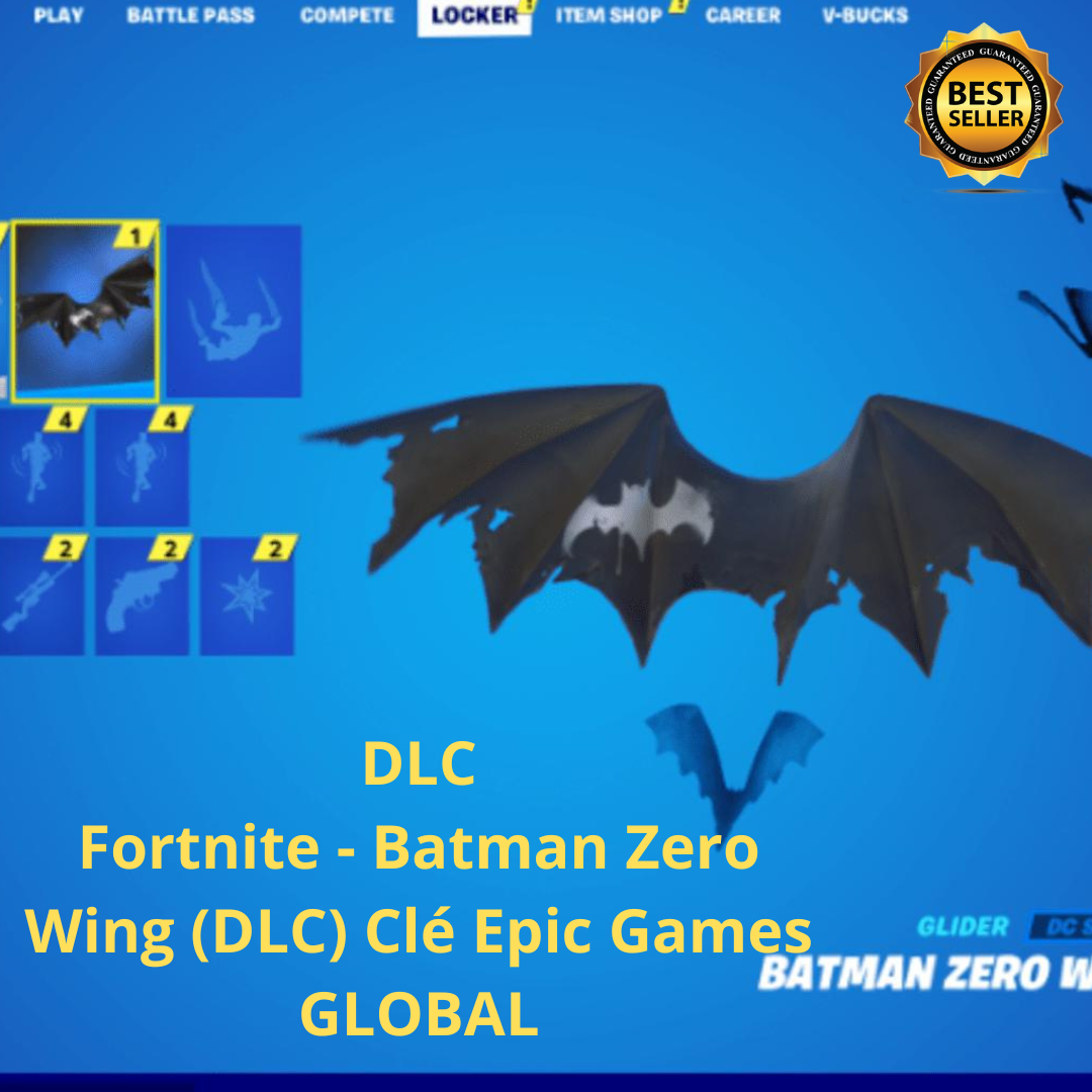 DLCFortnite - Batman Zero Wing (DLC) Clé Epic Games GLOBAL