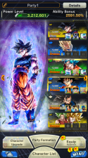 Android+IOS-UL Instinct Goku Full Star+Legend Limited(Goku GT+SS Vegito+God SS Goku Blue+Frieza+Instinct Goku+Vegeta)-memiliki Equipment-DR293