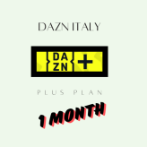 DAZN ITALY PLUS PLAN  1 MONTH  ACCOUNT