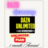 DAZN GERMANY UNLIMITED PLAN 1 MONTH ACCOUNT