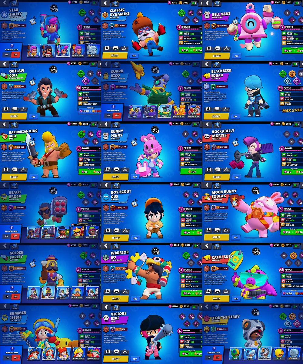 7k Cup / 41 Brawlers / 24 skins / 2 jambes / 5 mythes / 49 gemmes / Lyon /  Surge / accès complet + garantie à vie / livraison instantanée / 100%  sécurisé - iGV