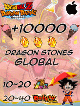 [AUTO-MA-TIC DELIVERY] [IOS]Dragon Ball Z Dokkan Battle GLOBAL [+10000 DS]