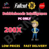 200 x Bobbleheads Intelligence - Fallout 76 - Fast Delivery - PC Only